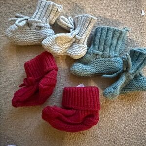 Like new GAP Baby & Walker Shoes - Red, Gray, and Blue/Teal